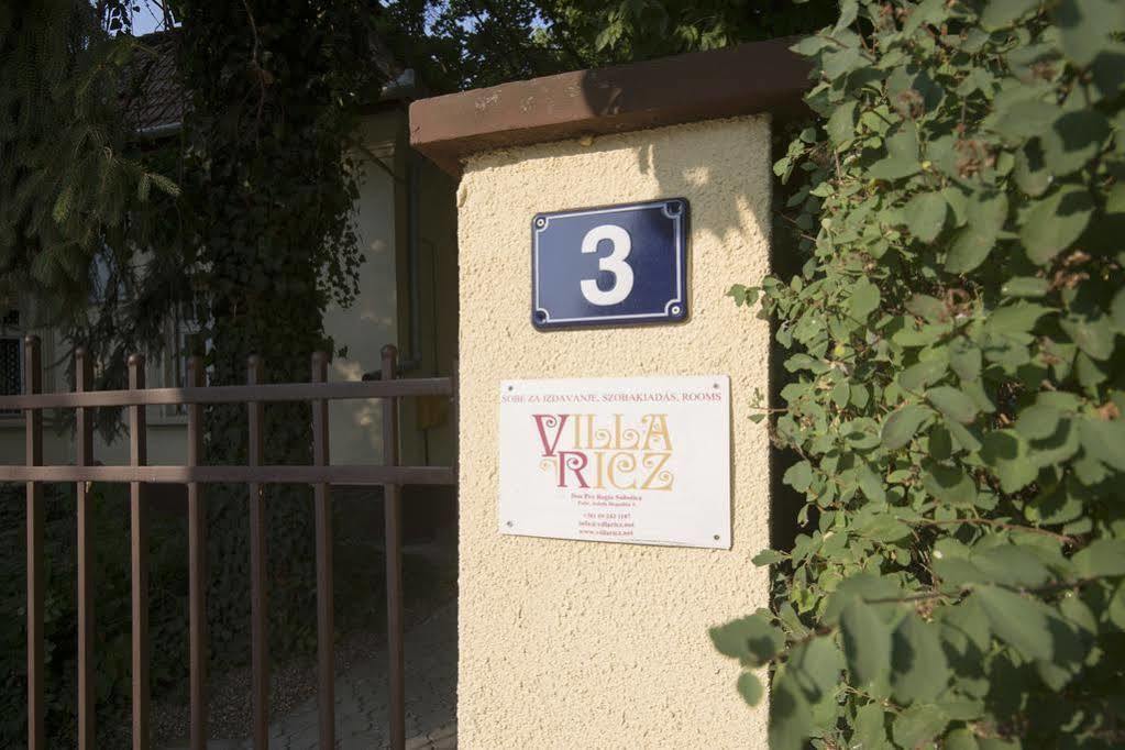 Villa Ricz Палич Экстерьер фото